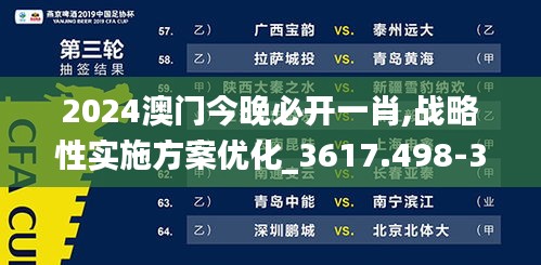 2024澳门今晚必开一肖,战略性实施方案优化_3617.498-3